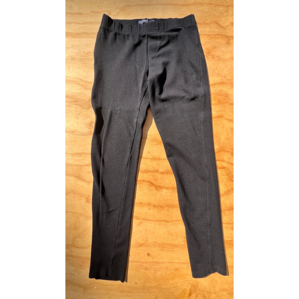 Krazy Love Black Pull On Leggings Slim Fit Elastic Waist Pants Womens Medium